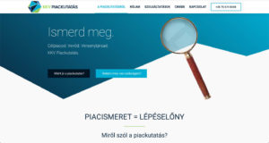 KKV piackutatás screen weboldal készítés nyitókép Kicsi Dóra